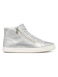 Geox Sneakersy "Blomiee" w kolorze srebrnym rozmiar: 37. Szare trampki Geox, bez wzorów, bez zapięcia. Za 279.95 zł.
