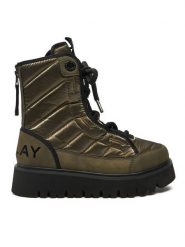 REPLAY Botki Melrose Lace Lace-Up GWF2H.000.C0012T Zielony. Zielone botki Replay, bez wzorów, ze skóry, bez obcasa, na płaskiej podeszwie, bez zapięcia. Za 579.99 zł.