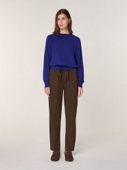 Rodier Wełniany sweter w kolorze niebieskim rozmiar: M. Niebieskie swetry Rodier, m, bez wzorów, z wełny, bez ramiączek. Za 260.99 zł.