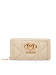 LOVE MOSCHINO Portfel JC5644PP1PLC0129 Beżowy. Brązowe portfele Love Moschino, bez wzorów, ze skóry. Za 529.99 zł.