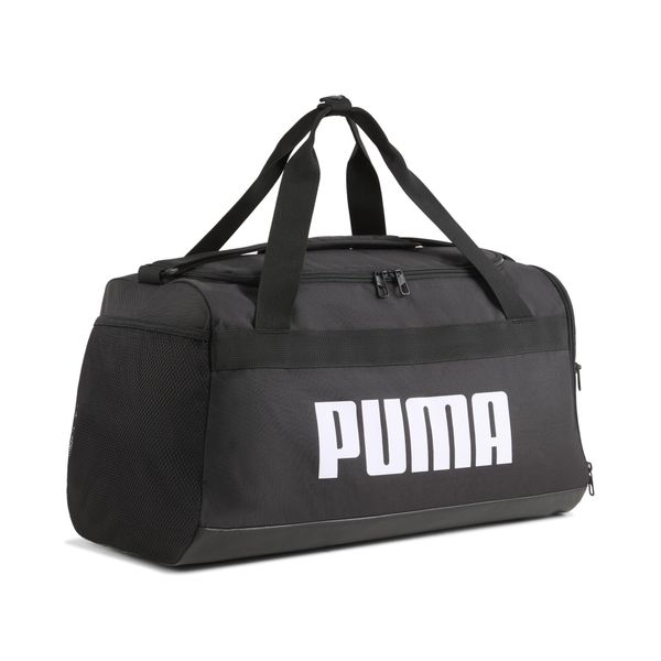 Mała torba sportowa Challenger 35 l PUMA. Czarne torby na ramię Puma, bez wzorów, z materiału, sportowe, na ramię, małe, bez dodatków. Za 109.00 zł.