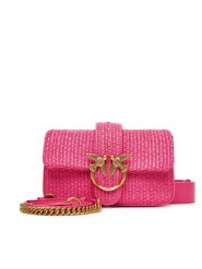 PINKO Torebka Love One Mini Slouchy Fl PE 25 PLTT 104340 A2CF Różowy. Czerwone torebki klasyczne Pinko, bez wzorów, z tworzywa sztucznego, bez dodatków. Za 1,049.00 zł.