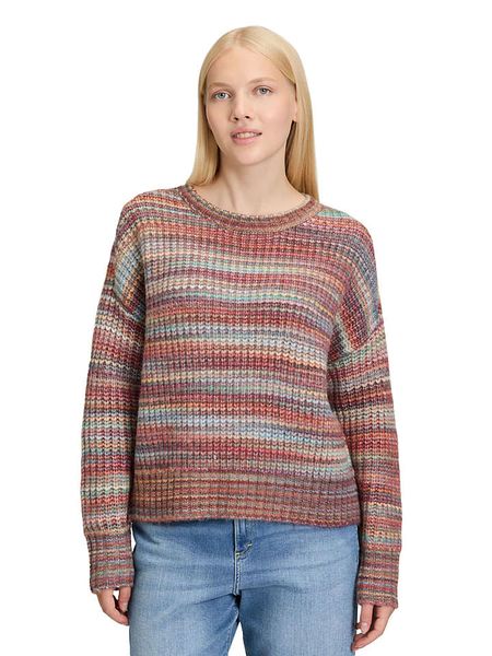 CARTOON Sweter ze wzorem rozmiar: 44. Swetry Cartoon, bez wzorów, ze splotem, bez ramiączek. Za 149.95 zł.