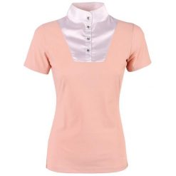 Damska koszulka polo na zawody Harry's Horse Satin. Brązowe koszulki polo HARRYS HORSE, s, bez wzorów, z bawełny, bez kołnierzyka, bez ramiączek. Za 165.15 zł.