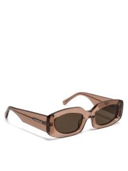Hunter Okulary przeciwsłoneczne HT 6653S Beżowy. Brązowe okulary przeciwsłoneczne Hunter, bez wzorów, z tworzywa sztucznego. Za 129.99 zł.
