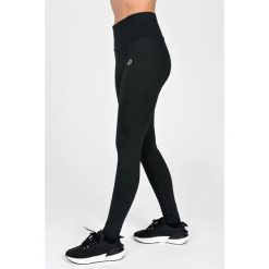 Legginsy regular z pasem Basic Nessi Sportswear. Czarne legginsy NESSI SPORTSWEAR, bez wzorów, do biegania. Za 369.00 zł.