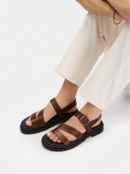 G-Star Raw Sandały CEO-WI34-23568-01 Brązowy. Brązowe sandały G-Star, bez wzorów, ze skóry, retro, bez obcasa, na płaskiej podeszwie, bez zapięcia. Za 129.99 zł.