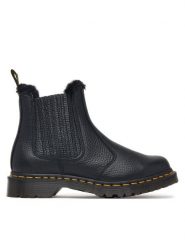 Dr. Martens Sztyblety 2976 Leonore II DM41416001 Czarny. Czarne botki Dr. Martens, bez wzorów, ze skóry, bez obcasa, na płaskiej podeszwie, bez zapięcia. Za 989.99 zł.