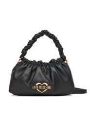 LOVE MOSCHINO Torebka JC4310PP0MK1300A Czarny. Czarne torebki klasyczne Love Moschino, bez wzorów, ze skóry, bez dodatków. Za 599.99 zł.