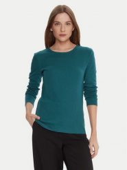 United Colors Of Benetton Bluzka 3GA2E16F9 Niebieski Regular Fit. Niebieskie bluzki United Colors of Benetton, m, bez wzorów, z bawełny, bez kołnierzyka, bez ramiączek. Za 99.99 zł.