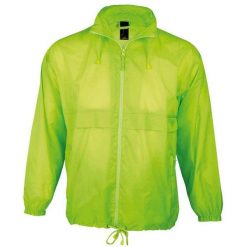 Wiatrówka Unisex Surf Dla Dorosłych. Zielone kurtki sportowe SOL'S, s, bez wzorów, bez kaptura, trekkingowe. Za 95.99 zł.