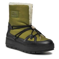 Śniegowce Tommy Hilfiger. Zielone trapery i śniegowce TOMMY HILFIGER. Za 869.99 zł.