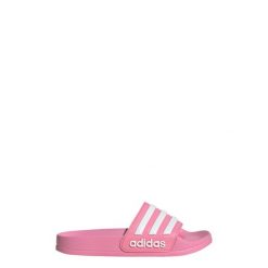 Klapki Adilette Shower. Białe klapki Adidas, bez wzorów, bez obcasa. Za 109.00 zł.