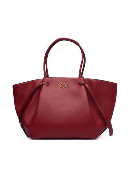 Guess Torebka Allegra HWBG22 37230 Czerwony. Czerwone shopper Guess, z aplikacjami, ze skóry, bez dodatków. Za 674.99 zł.