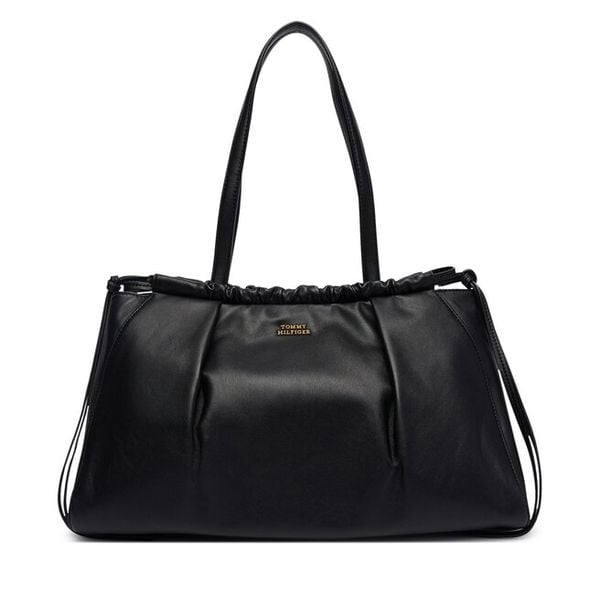 Torebka Tommy Hilfiger. Czarne torebki klasyczne TOMMY HILFIGER, bez wzorów, bez dodatków. Za 1,099.00 zł.