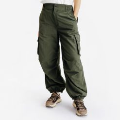 Spodnie cargo damskie. Brązowe spodnie dresowe DECATHLON, xl, bez wzorów, z dresówki. Za 179.99 zł.