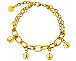 Bransoletka ze stali szlachetnej - kulki. Bransoletki Elixa, ze stali. Za 149.00 zł.