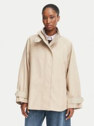Tommy Hilfiger Trencz WW0WW51549 Beżowy Relaxed Fit. Brązowe płaszcze TOMMY HILFIGER, l, bez wzorów, z bawełny, bez kaptura. Za 1,099.00 zł.