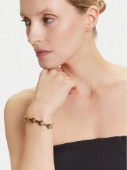 Patrizia Pepe Bransoletka 8J1345/M068-F130 Złoty. Żółte bransoletki Patrizia Pepe, metalowe. Za 589.99 zł.