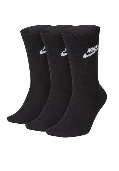 SKARPETY Nike Sportswear Everyday, Dla obu płci. Czarne skarpety Nike, bez wzorów, z materiału. Za 76.99 zł.
