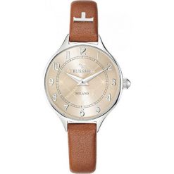 Trussardi Nie Swiss T-Królowa R2451122503. Brązowe zegarki TRUSSARDI, srebrne. W wyprzedaży za 335.00 zł.