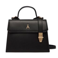 Torebka Patrizia Pepe. Czarne listonoszki Patrizia Pepe, bez wzorów, bez dodatków. Za 1,129.00 zł.