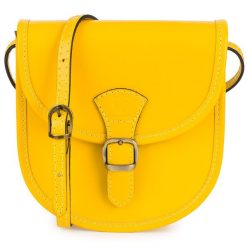 Listonoszka skórzana BELTIMORE K68 żółta. Żółte torebki klasyczne bez wzorów, ze skóry, bez dodatków. Za 129.90 zł.