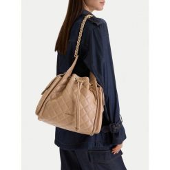 Torebka Badura. Brązowe torebki klasyczne Badura, bez wzorów, bez dodatków. Za 299.99 zł.