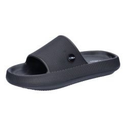 Klapki damskie CMP RUBY. Czarne klapki CMP, bez wzorów, bez obcasa. Za 70.08 zł.