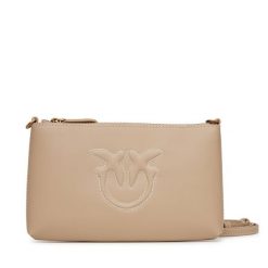 Torebka PINKO. Brązowe listonoszki Pinko, bez wzorów, bez dodatków. Za 479.99 zł.