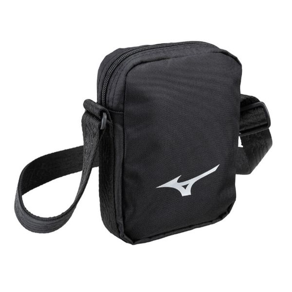 Saszetka na ramię Mizuno Waso Pouch. Czarne torby na ramię Mizuno, bez wzorów, z materiału, na ramię, bez dodatków. Za 85.00 zł.