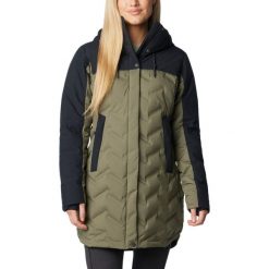 Płaszcz puchowy damski Columbia Mountain Croo III Mid Down. Zielone płaszcze Columbia, m, bez wzorów, z puchu, bez kaptura. Za 1,129.99 zł.