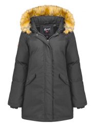 Geographical Norway Parka "Dinasty" w kolorze szarym rozmiar: XL. Szare parki Geographical Norway, xl, bez kaptura. Za 221.15 zł.