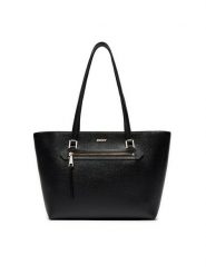 DKNY Torebka R42A3E20 Czarny. Czarne torebki klasyczne DKNY, bez wzorów, ze skóry, bez dodatków. Za 599.99 zł.
