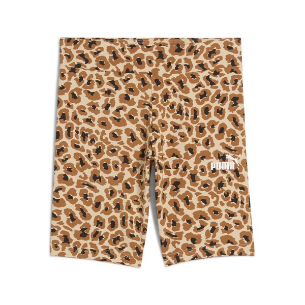 Młodzieżowe krótkie legginsy Essentials Animal PUMA Light Sand Beige. Brązowa legginsy Puma, m, bez wzorów, z podwyższonym stanem, krótkie. W wyprzedaży za 110.80 zł.