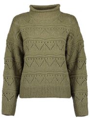 Blue Seven Sweter w kolorze khaki rozmiar: 44. Brązowe swetry Blue Seven, bez wzorów, ze splotem, bez ramiączek. Za 87.99 zł.