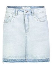Sublevel Spódnica dżinsowa w kolorze błękitnym rozmiar: M. Niebieskie spódnice Sublevel, m, z aplikacjami, ze skóry, klasyczne, mini. Za 119.12 zł.