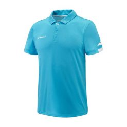 Babolat Play Polo Shirt. Niebieskie koszulki polo BABOLAT, xl, bez wzorów, bez kołnierzyka, bez ramiączek. Za 145.00 zł.