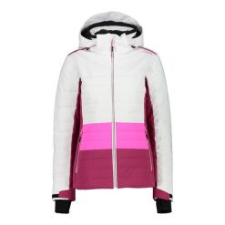 Damska kurtka narciarska softshell CMP. Białe kurtki narciarskie CMP, bez wzorów, z softshellu, bez kaptura, narciarskie. Za 752.35 zł.