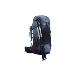 Plecak trekkingowy TREK 500 50+10 l damski. Niebieskie plecaki FORCLAZ, bez wzorów, z elastanu. Za 349.99 zł.