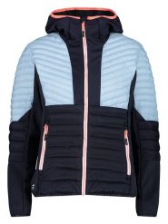 CMP Kurtka hybrydowa w kolorze błękitno-granatowym rozmiar: 36. Niebieskie kurtki sportowe CMP, s, bez wzorów, z materiału, bez kaptura, outdoorowe, primaloft. Za 247.49 zł.