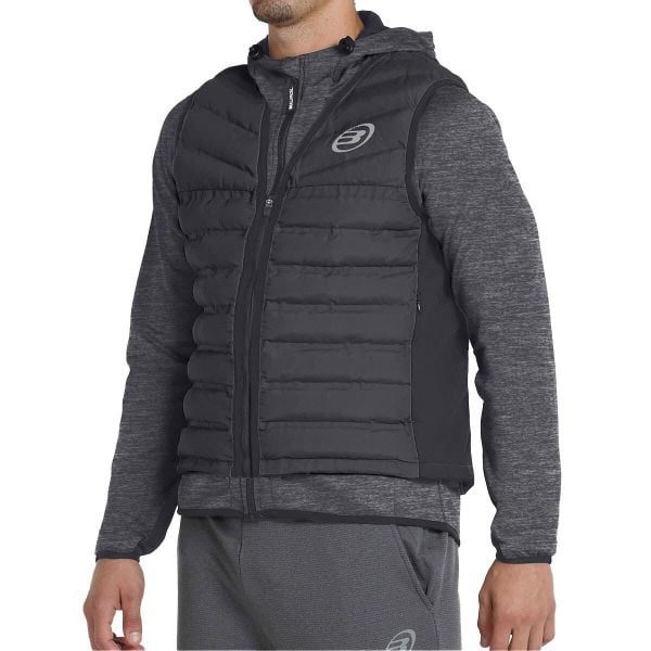 Anorack Parka Bullpadel Boque. Czarne parki bullpadel, sportowe, bez kaptura. W wyprzedaży za 375.80 zł.