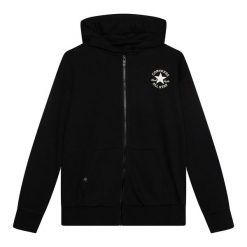 Bluza z Kapturem I Suwakiem Na Całej Długości Sustainable Core Rozmiar 10-12 La…. Czarne bluzy Converse, bez wzorów, z tkaniny, z kapturem. Za 213.05 zł.