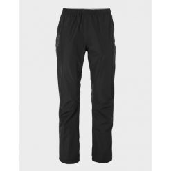 Spodnie przeciwdeszczowe damskie Halti Fort DX. Czarne spodnie sportowe HALTI, bez wzorów, trekkingowe. Za 449.99 zł.