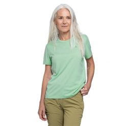 Koszulka damska Schöffel Circ Tauron. Zielone koszulki sportowe Schöffel, bez wzorów, bez ramiączek. Za 179.99 zł.