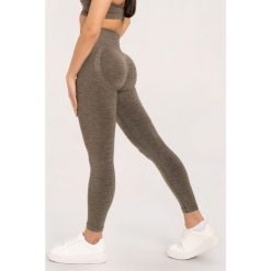 Legginsy fitness damskie Gym Glamour seamless push up. Szare legginsy GYM GLAMOUR, xs, bez wzorów. Za 169.99 zł.