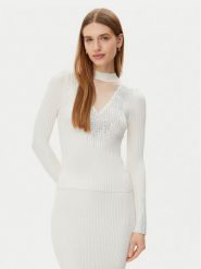 Guess Sweter W5RR15 Z2Y50 Écru Regular Fit. Swetry Guess, xl, z aplikacjami, z wiskozy, bez ramiączek. Za 237.00 zł.