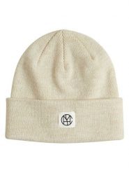 MOSS COPENHAGEN Czapka beanie "Mojo" w kolorze beżowym rozmiar: onesize. Brązowe czapki Moss Copenhagen, bez wzorów, z materiału. Za 71.89 zł.