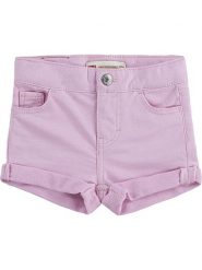 Levi's Kids Szorty dżinsowe w kolorze jasnoróżowym rozmiar: 80. Różowe szorty Levi's Kids, z aplikacjami, klasyczne. Za 57.47 zł.
