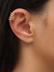 Luja Bijoux Pozłacana nausznica rozmiar: onesize. Żółte kolczyki Luja Bijoux, pozłacane. Za 39.95 zł.